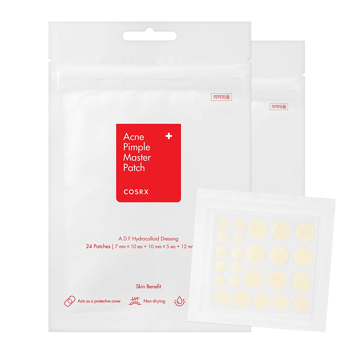 Acne Pimple Master Patch – 24 Patches (3 Sizes) - K - StylePatchCOSRXK - Style