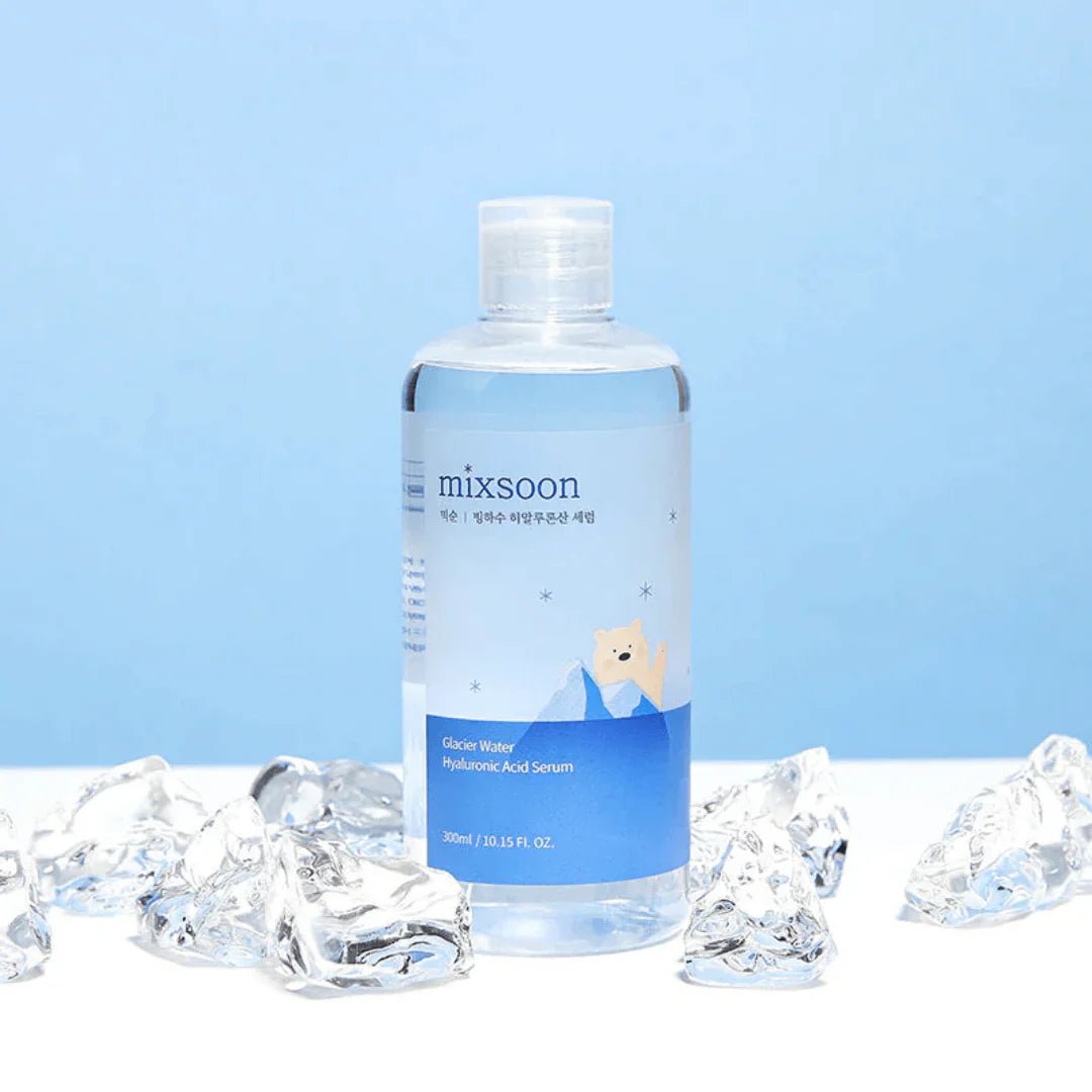 Glacier Water Hyaluronic Acid Serum – Hydrating Facial Moisture Booster (30 ml / 100 ml) - K - StyleserumMIXSOONK - Style