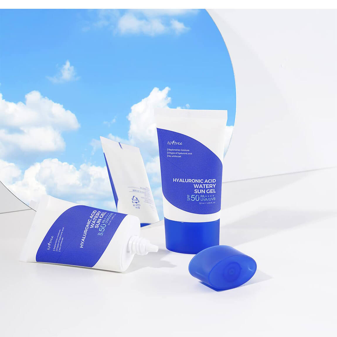 Hyaluronic Acid Watery Sun Gel SPF 50+ PA++++ – 50 ml - K - StyleSun CreamISNTREEK - Style