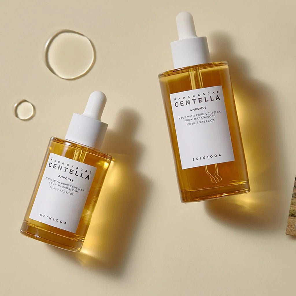 Madagascar Centella Ampoule – Hydrating & Soothing Serum for Sensitive Skin (55 ml / 100 ml) - K - StyleAmpouleSKIN1004K - Style