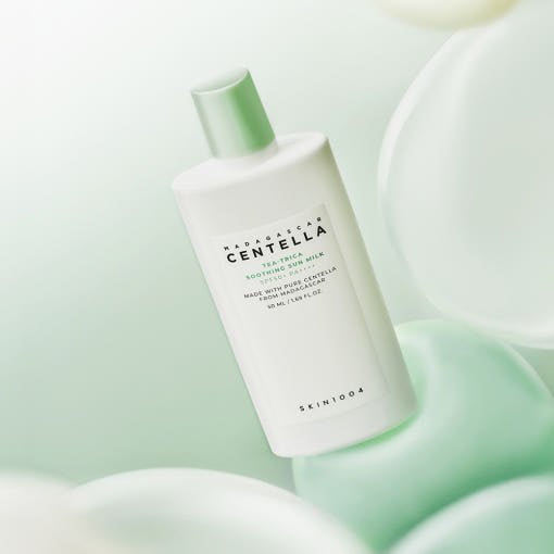 Madagascar Centella Tea - Trica Soothing Sun Milk SPF 50+ PA++++ – 50 ml - K - StyleSunscreenSKIN1004K - Style