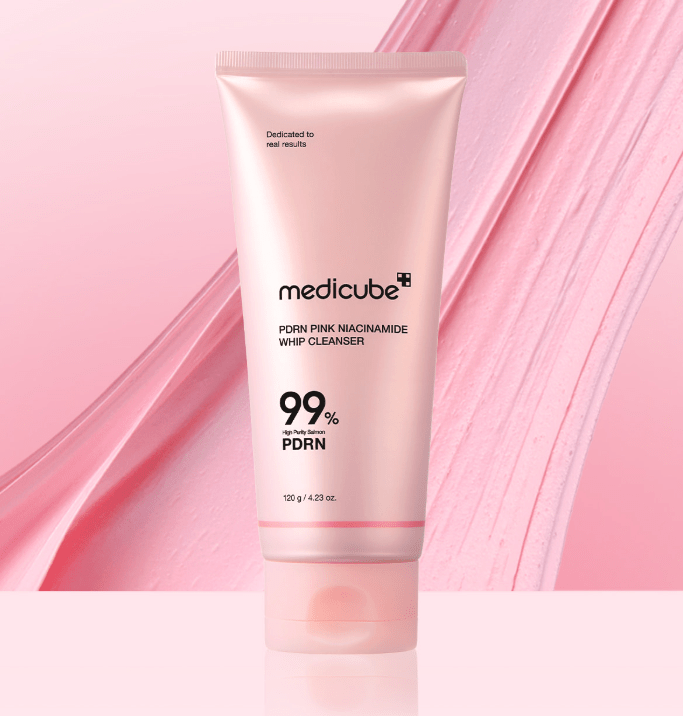 PDRN Pink Niacinamide Whip Cleanser - 120g - K - StyleCleanserMEDICUBEK - Style