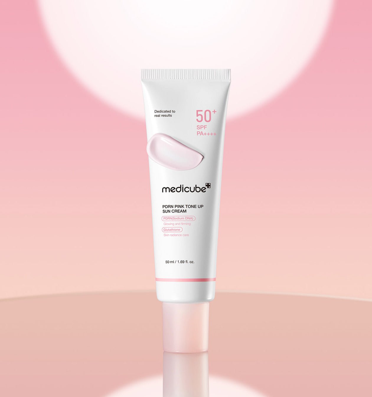 PDRN Pink Tone - Up Sun Cream – Brightening UV Protection SPF 50+ PA++++ - 50ml - K - StyleSun CreamMEDICUBEK - Style