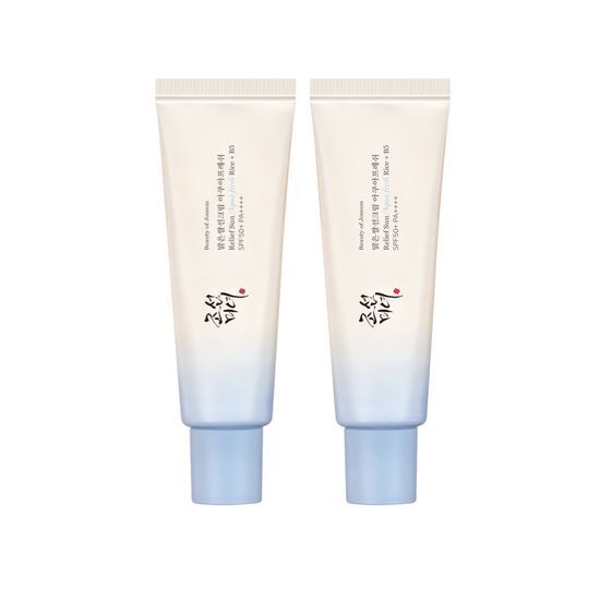 Relief Sun: Aqua - Fresh Rice + B5 (SPF 50+ PA++++) – 50 ml / 2 × 50 ml - K - StyleSun CreamBEAUTY OF JOSEONK - Style