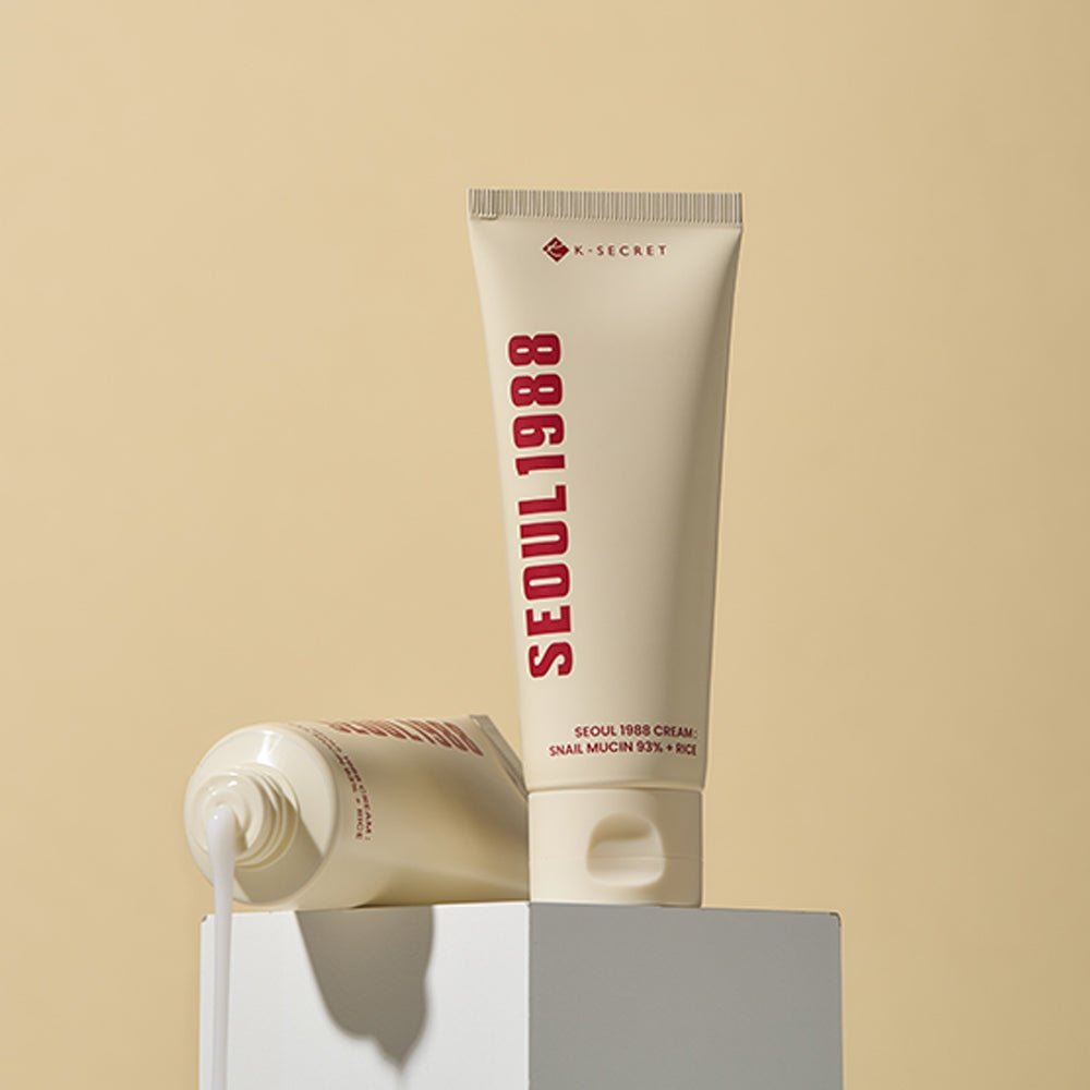 SEOUL 1988 Cream: Snail Mucin 93 % + Rice – 100 ml - K - StyleCreamK - SECRETK - Style